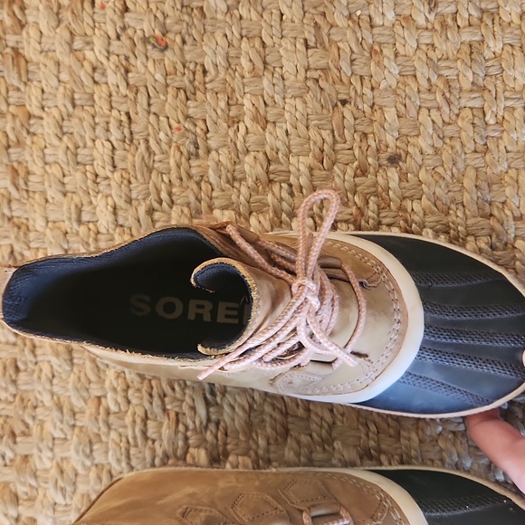 Sorel Classic Brown And Black Out And About Plus Waterproof Booties Size 8.5 - Picture 11 of 12